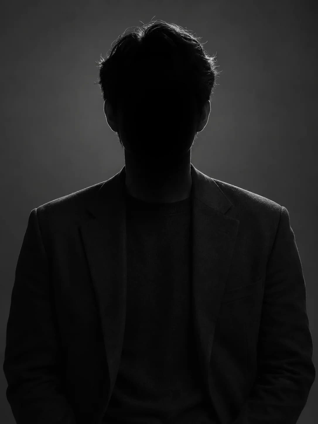 공개를 준비 중인 멘토를 표현한 익명의 인물 실루엣